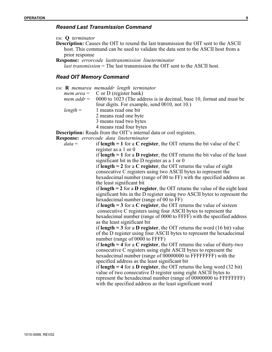 Maple Systems OIT Family (ASCII) User Manual | Page 10 / 61