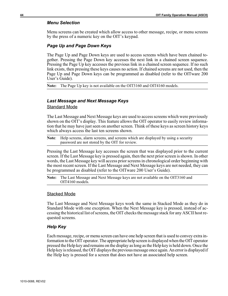 Maple Systems OIT Family (ASCII) User Manual | Page 45 / 61