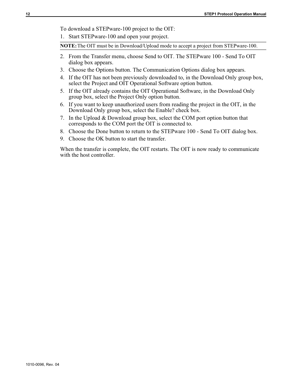 Maple Systems STEPware-100 User Manual | Page 15 / 93