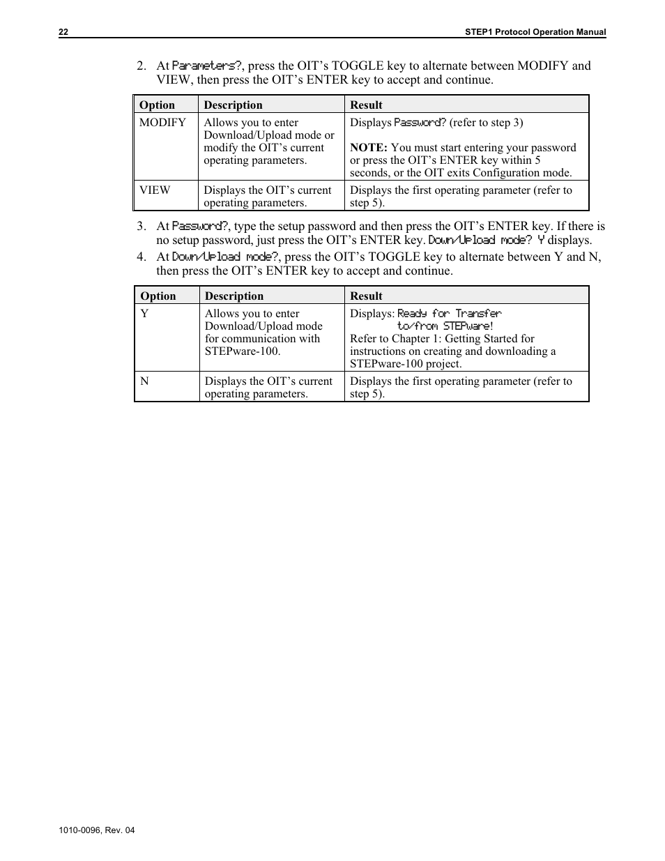 Maple Systems STEPware-100 User Manual | Page 25 / 93