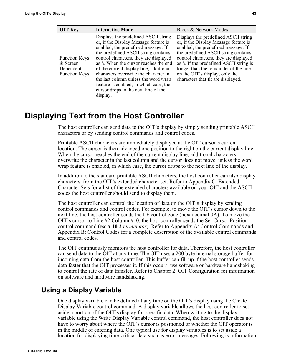 Displaying text from the host controller, Using a display variable | Maple Systems STEPware-100 User Manual | Page 46 / 93