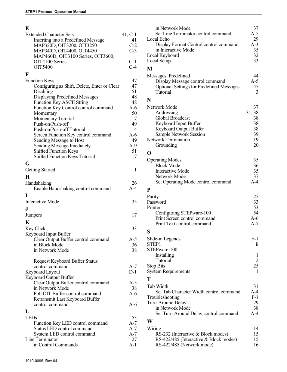 Maple Systems STEPware-100 User Manual | Page 93 / 93