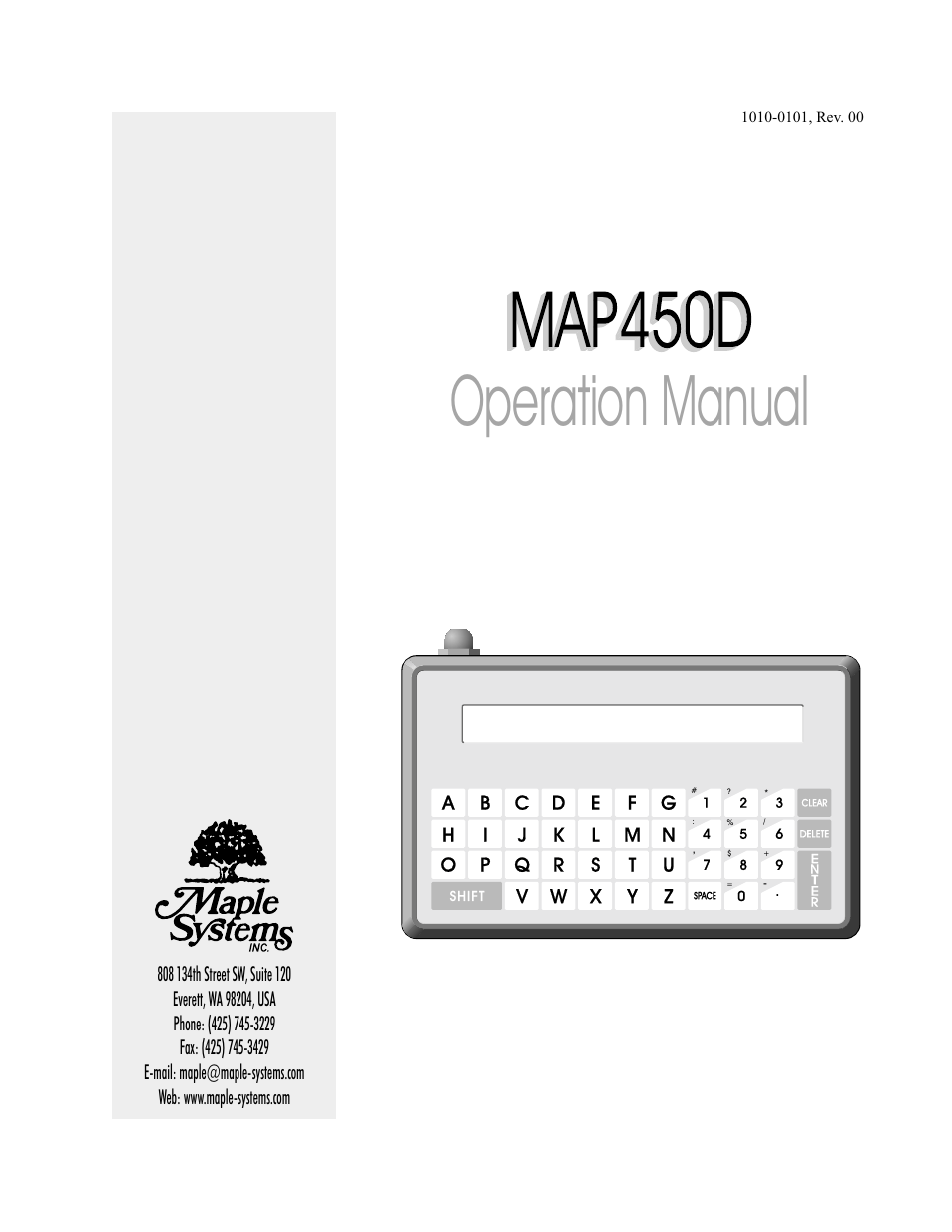Maple Systems MAP450D User Manual | 46 pages