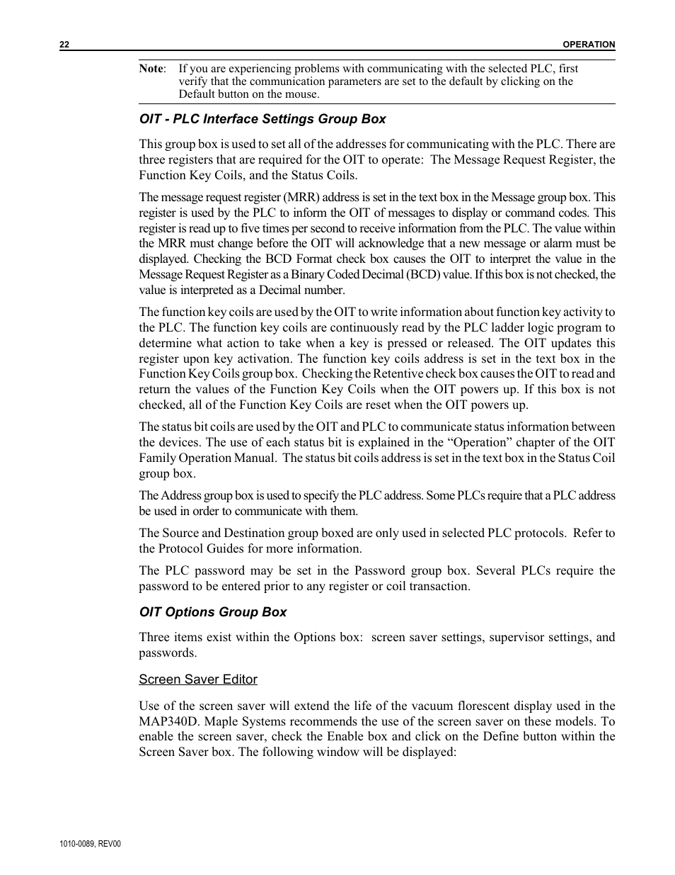 Maple Systems MAPware-100 User Manual | Page 23 / 34