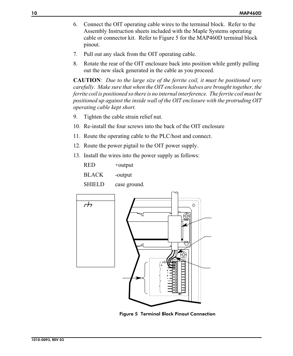 Maple Systems MAP460D User Manual | Page 10 / 19