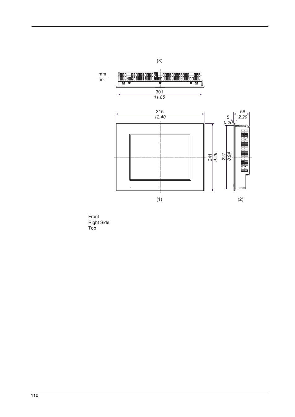 Proface GP4600R - 12.1 Standard HMIs with Rear Mounting Options" User Manual | Page 110 / 240