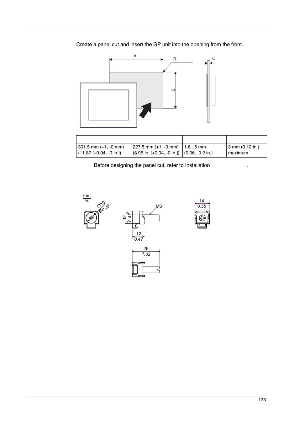Proface GP4600R - 12.1 Standard HMIs with Rear Mounting Options" User Manual | Page 133 / 240