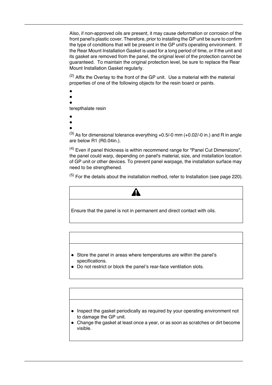 Caution, Notice | Proface GP4600R - 12.1 Standard HMIs with Rear Mounting Options" User Manual | Page 183 / 240