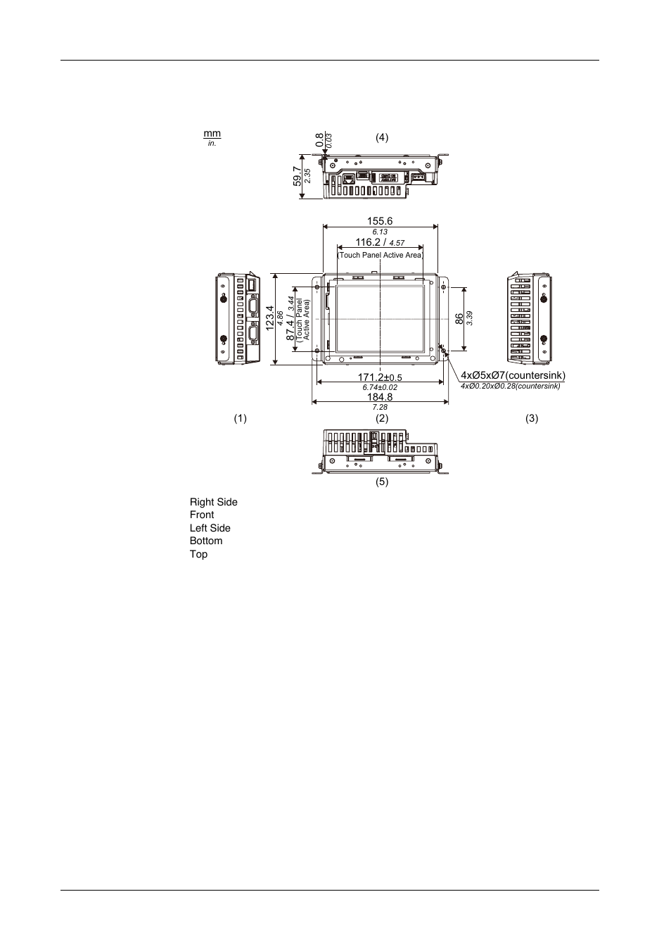 Proface GP4600R - 12.1 Standard HMIs with Rear Mounting Options" User Manual | Page 185 / 240