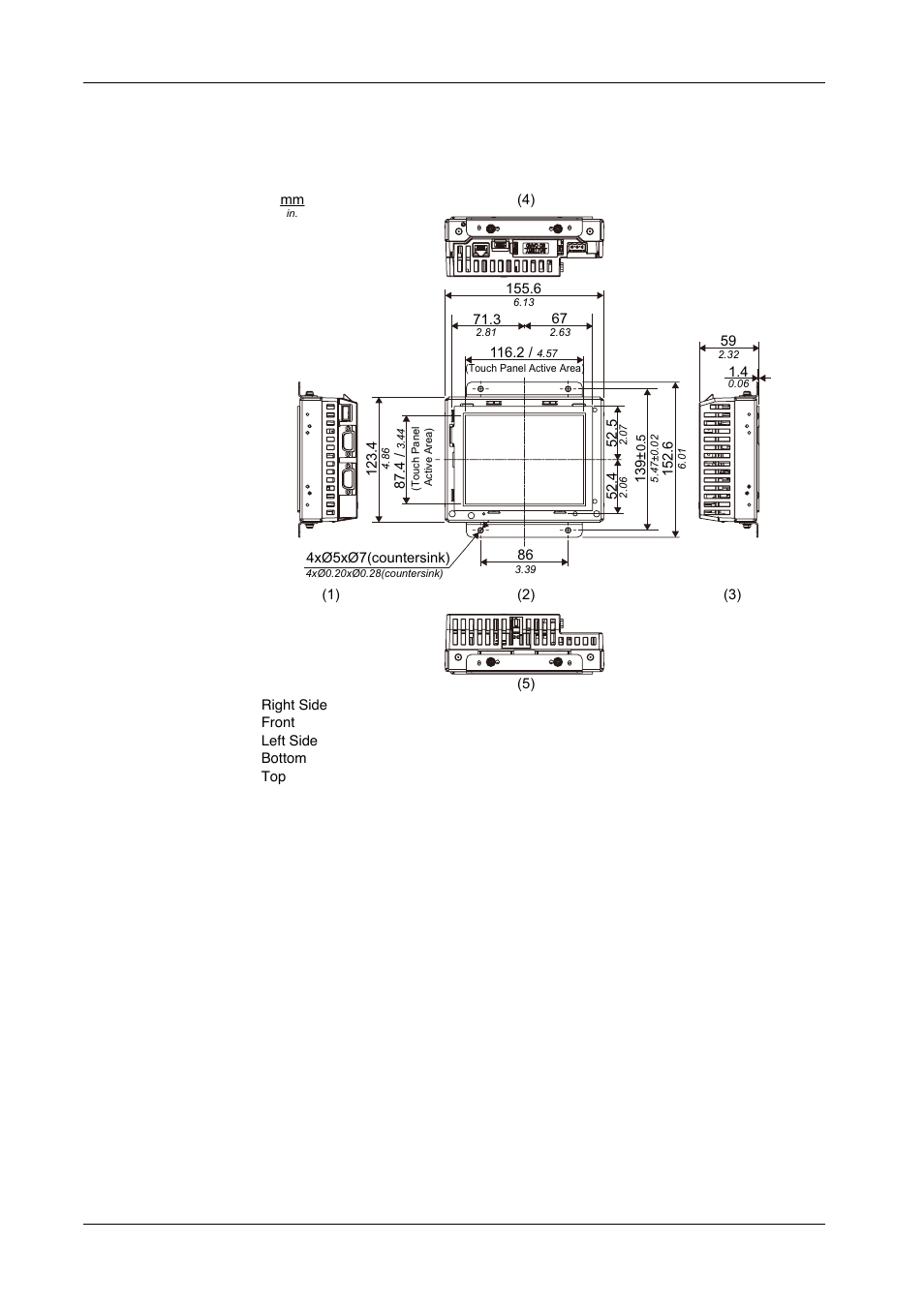 Proface GP4600R - 12.1 Standard HMIs with Rear Mounting Options" User Manual | Page 187 / 240