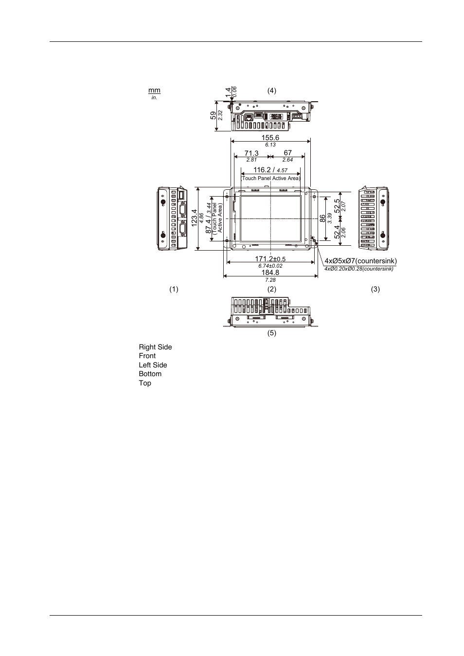 Proface GP4600R - 12.1 Standard HMIs with Rear Mounting Options" User Manual | Page 188 / 240
