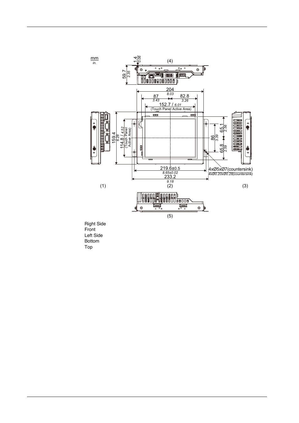 Proface GP4600R - 12.1 Standard HMIs with Rear Mounting Options" User Manual | Page 197 / 240