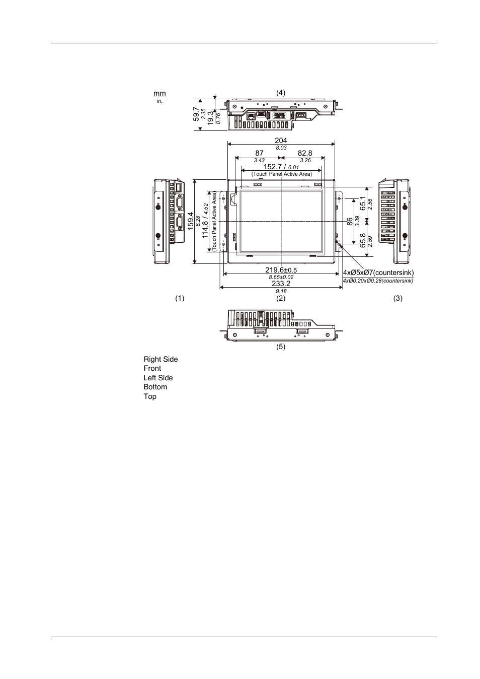 Proface GP4600R - 12.1 Standard HMIs with Rear Mounting Options" User Manual | Page 200 / 240