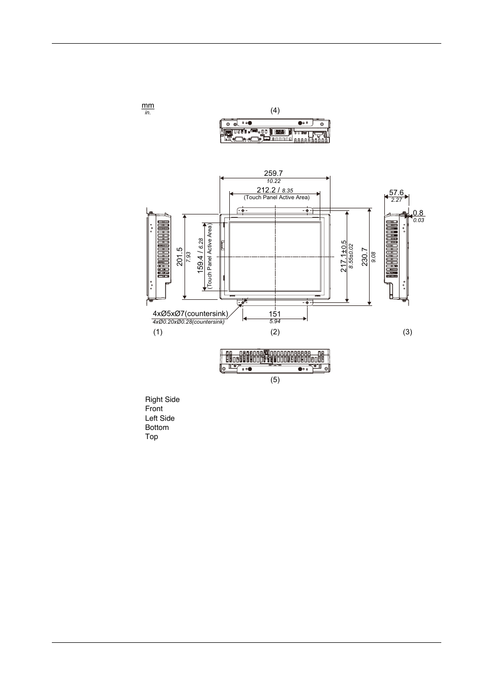 Proface GP4600R - 12.1 Standard HMIs with Rear Mounting Options" User Manual | Page 202 / 240