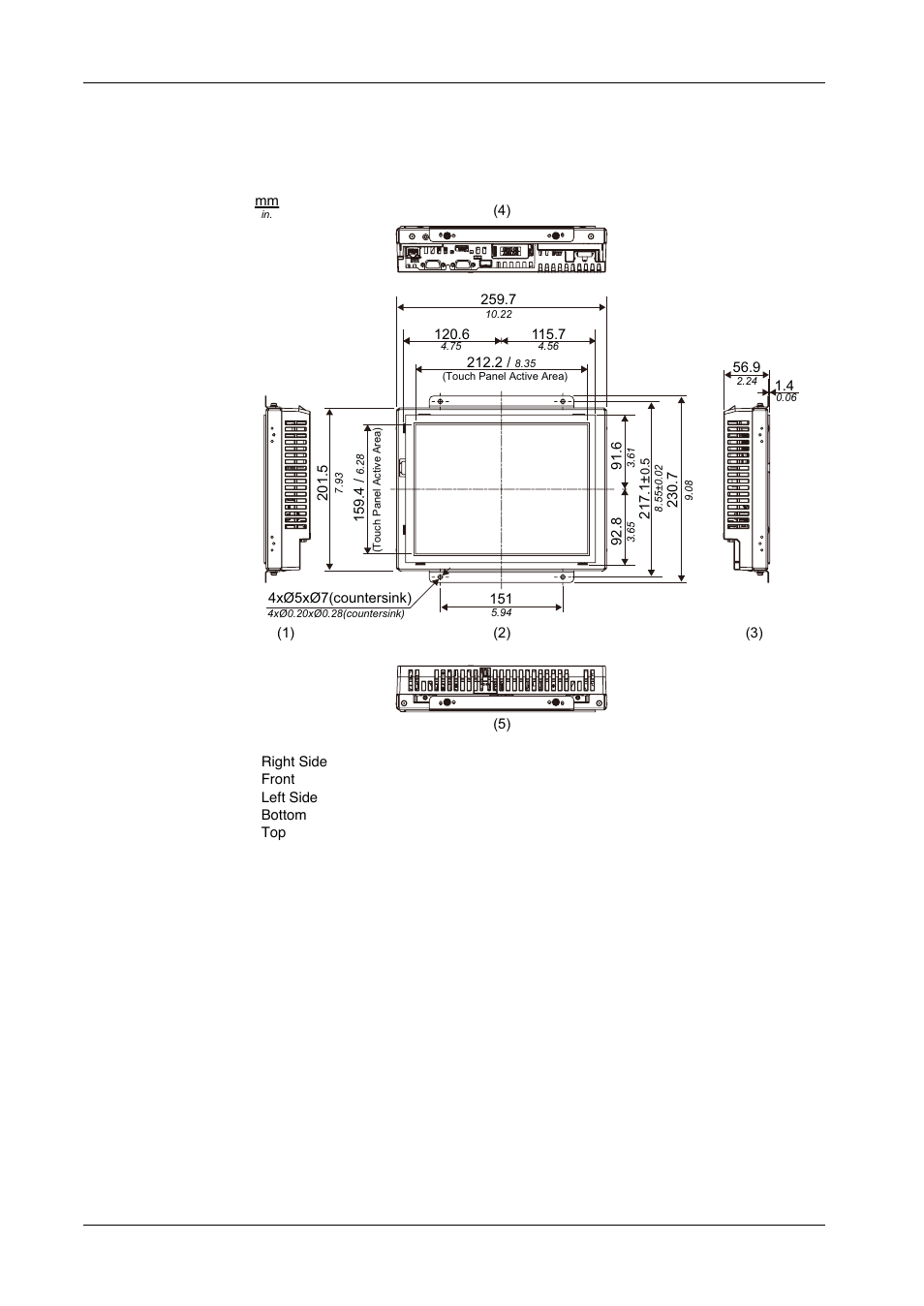 Proface GP4600R - 12.1 Standard HMIs with Rear Mounting Options" User Manual | Page 205 / 240
