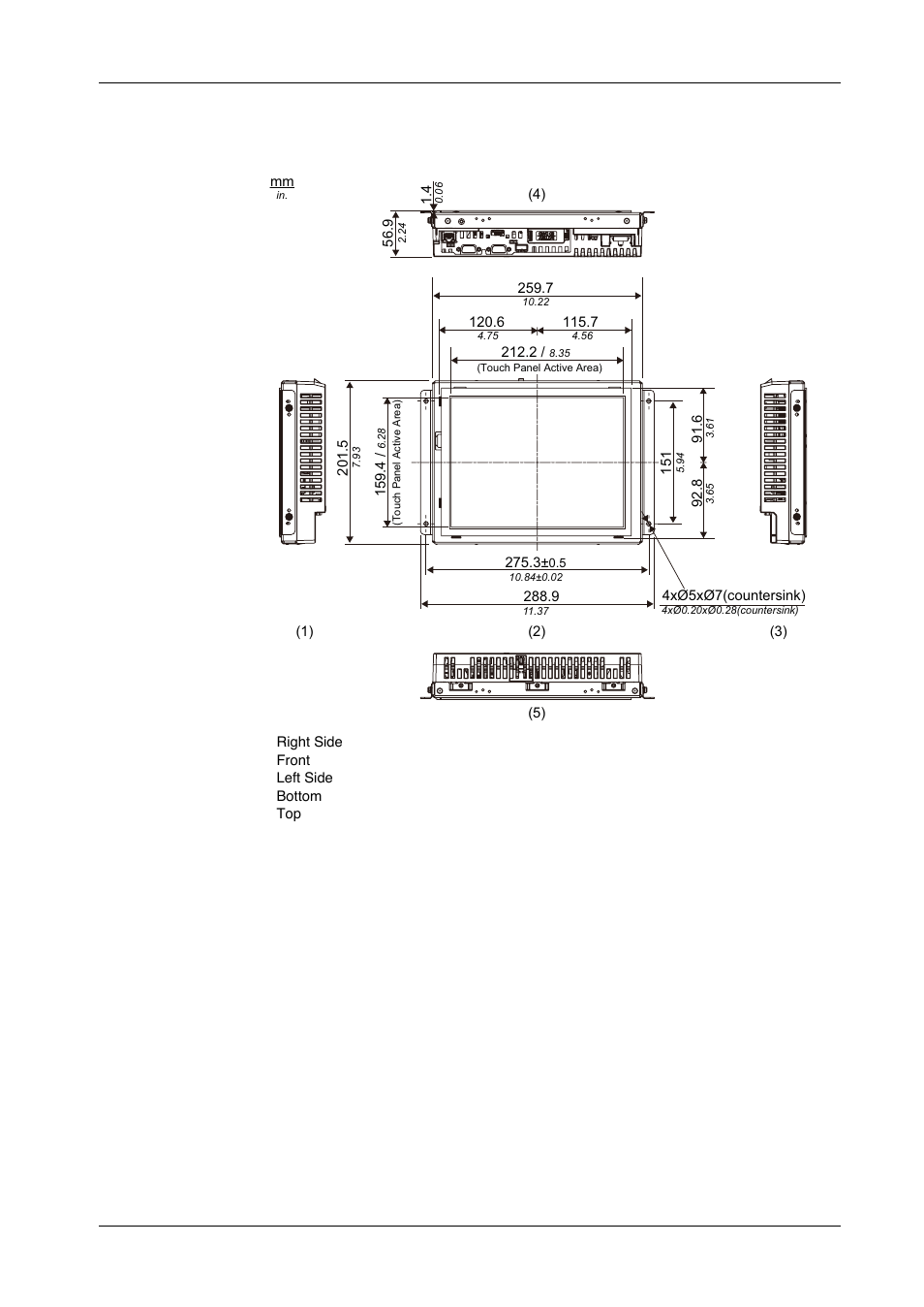 Proface GP4600R - 12.1 Standard HMIs with Rear Mounting Options" User Manual | Page 206 / 240