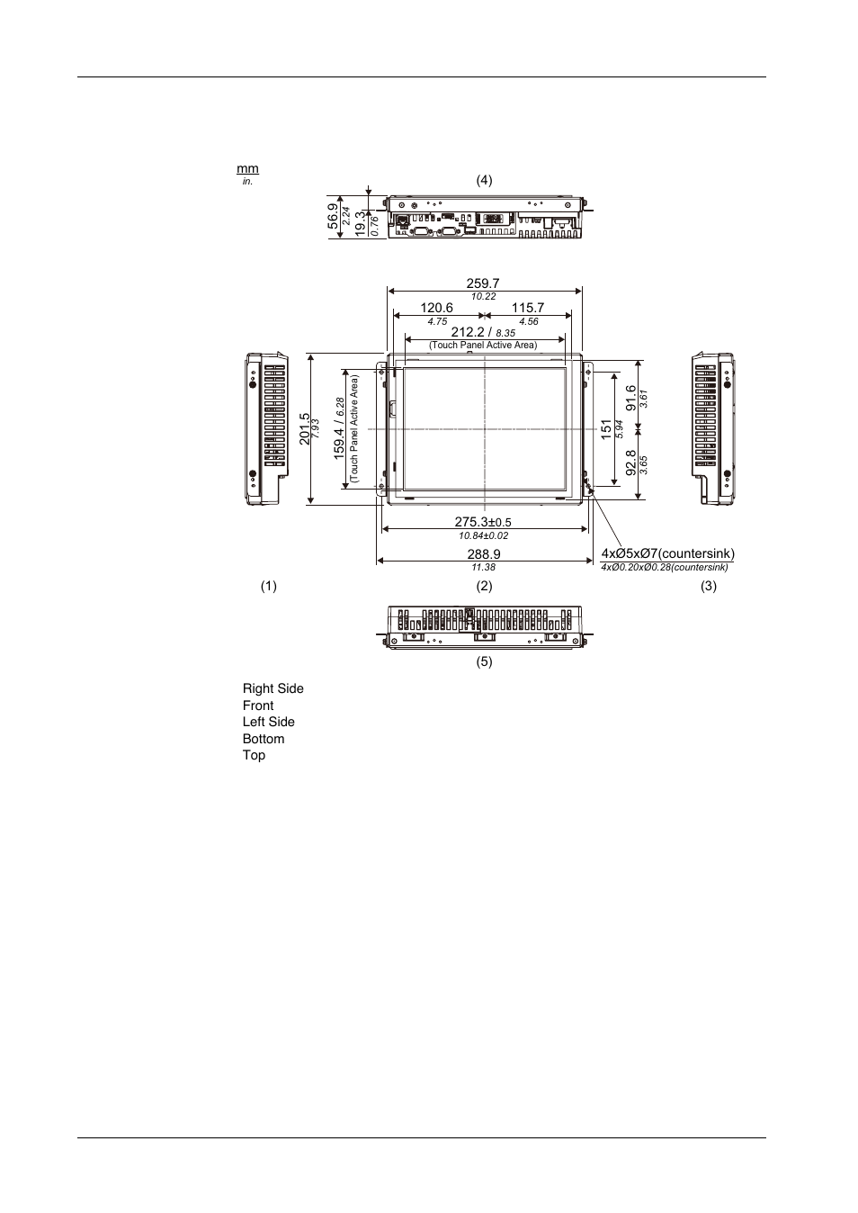 Proface GP4600R - 12.1 Standard HMIs with Rear Mounting Options" User Manual | Page 209 / 240