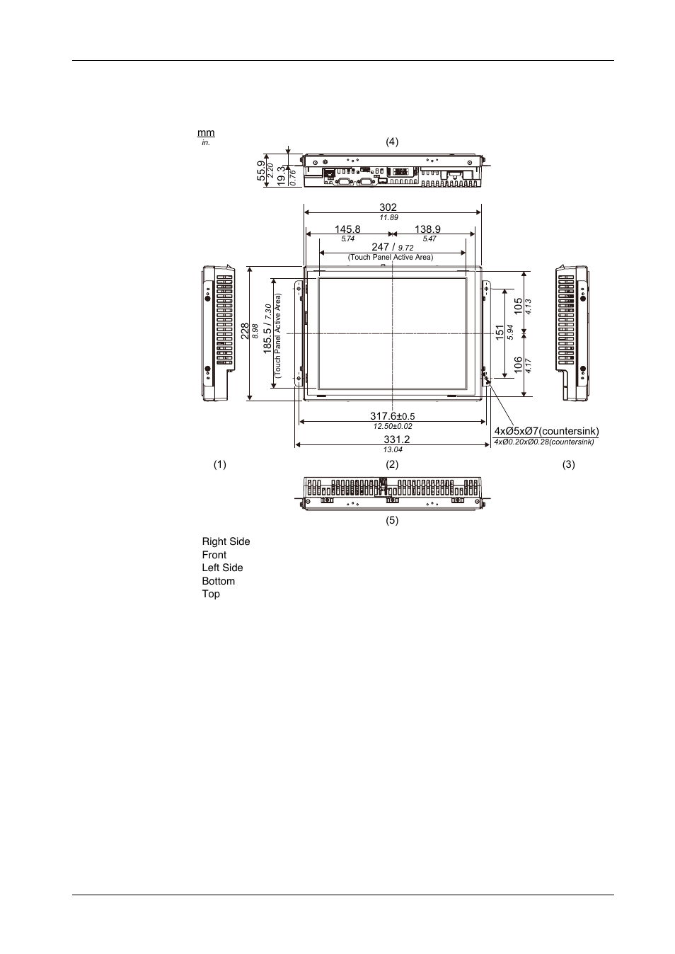 Proface GP4600R - 12.1 Standard HMIs with Rear Mounting Options" User Manual | Page 218 / 240