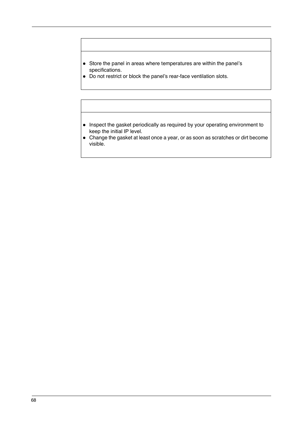 Notice | Proface GP4600R - 12.1 Standard HMIs with Rear Mounting Options" User Manual | Page 68 / 240