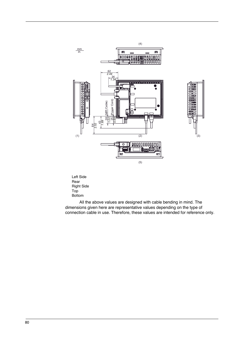 Proface GP4600R - 12.1 Standard HMIs with Rear Mounting Options" User Manual | Page 80 / 240
