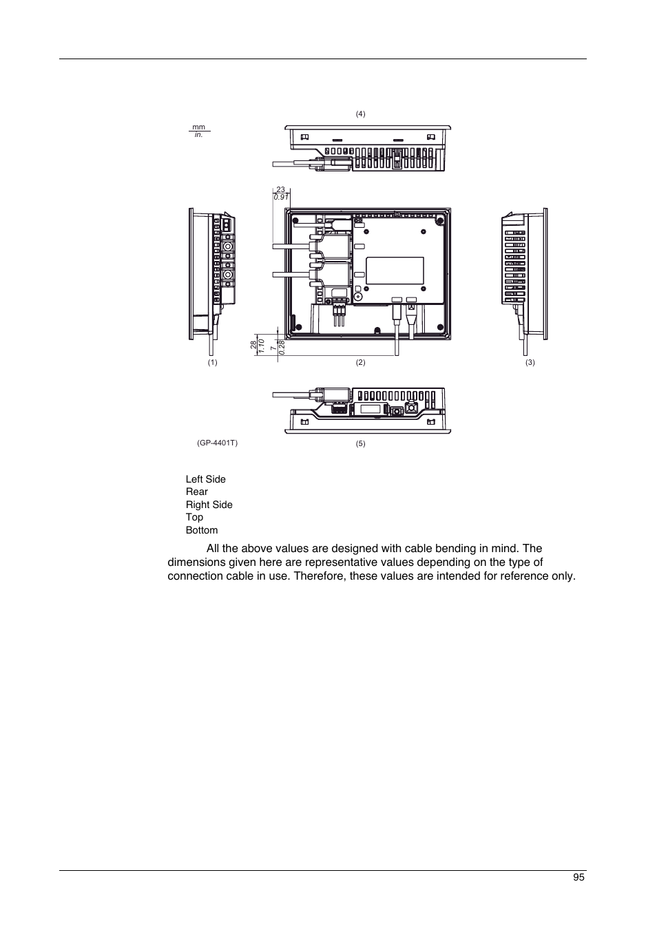 Proface GP4600R - 12.1 Standard HMIs with Rear Mounting Options" User Manual | Page 95 / 240