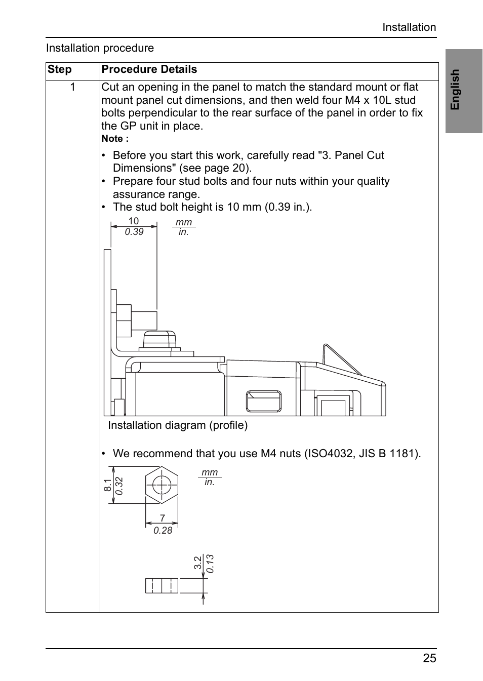 Proface GP4600R - 12.1 Standard HMIs with Rear Mounting Options" User Manual | Page 23 / 48