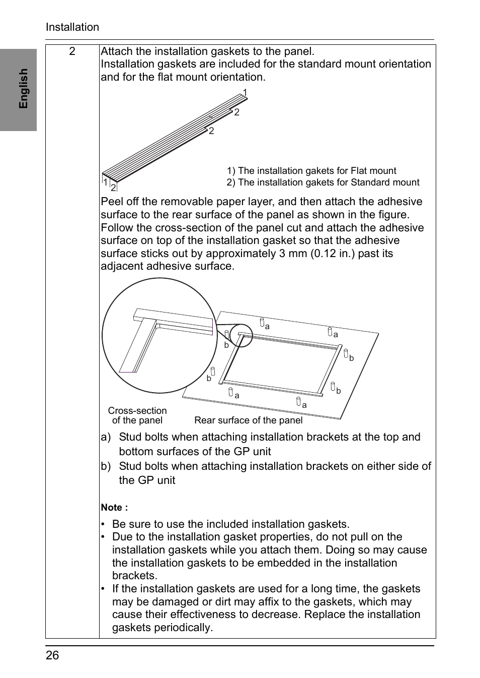 Proface GP4600R - 12.1 Standard HMIs with Rear Mounting Options" User Manual | Page 24 / 48