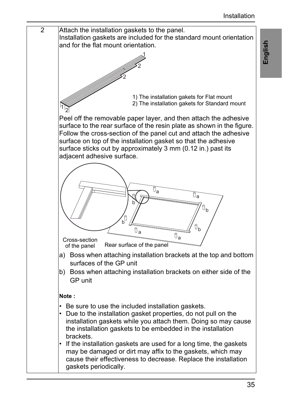 Proface GP4600R - 12.1 Standard HMIs with Rear Mounting Options" User Manual | Page 33 / 48