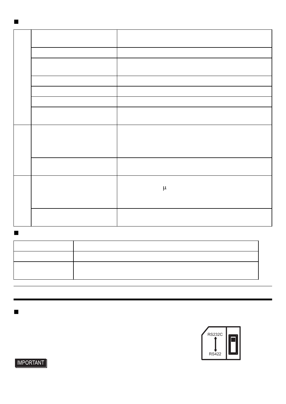 Serial interface specifications | Proface GP4600R - 12.1 Standard HMIs with Rear Mounting Options" User Manual | Page 3 / 8
