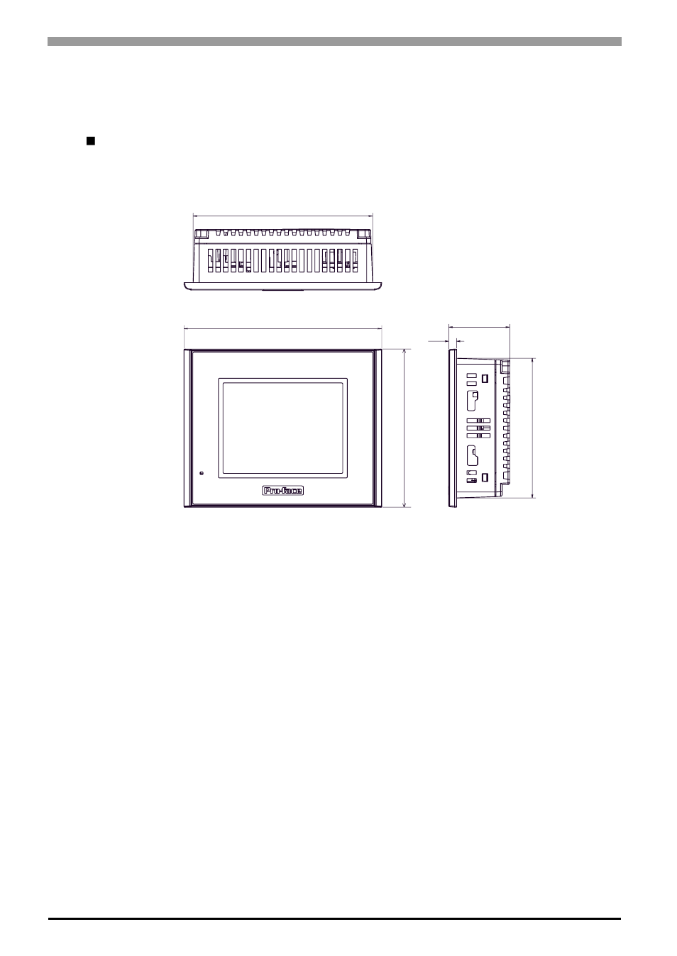4 dimensions, 4 dimensions -8 | Proface AGP3500 - 10.4 DIO HMI" User Manual | Page 73 / 236