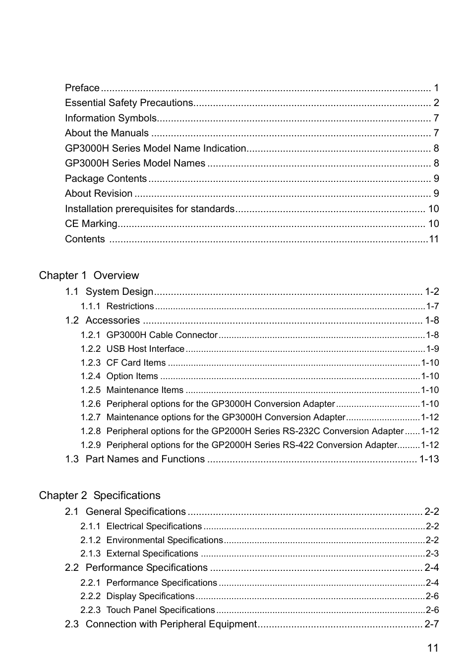 Proface AGP3500 - 10.4 DIO HMI" User Manual | Page 12 / 57
