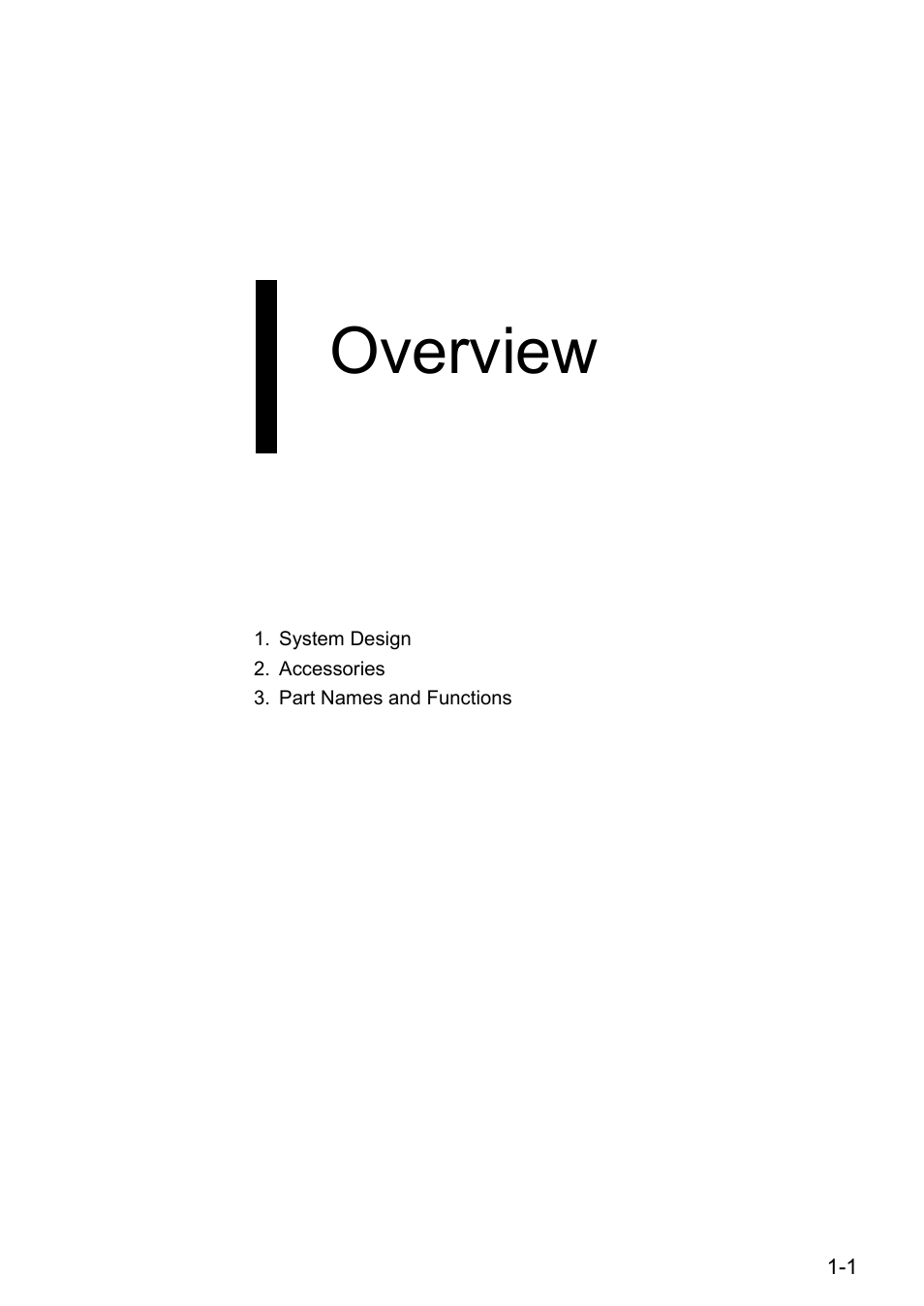 1 overview, Chapter 1 overview, Overview | Proface AGP3500 - 10.4 DIO HMI" User Manual | Page 14 / 57