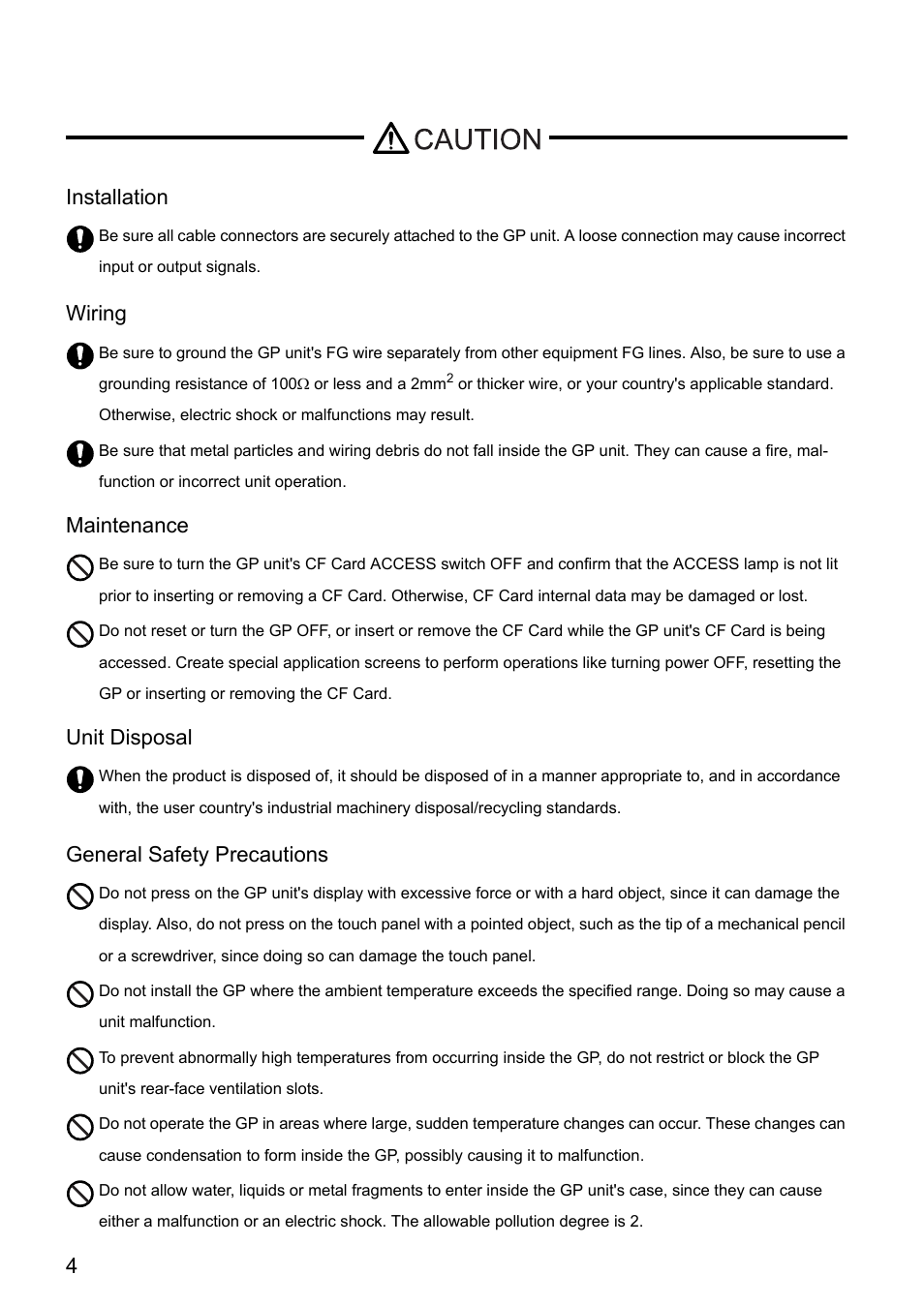 Proface AGP3500 - 10.4 DIO HMI" User Manual | Page 5 / 57