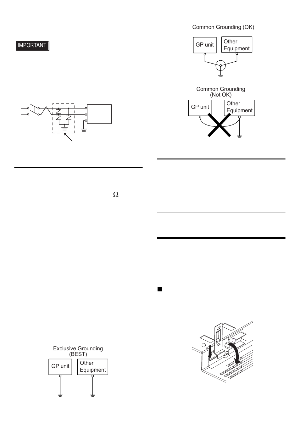 Grounding cautions, Input/output signal line cautions, Securing the usb cable connection | Proface AGP3500 - 10.4 DIO HMI" User Manual | Page 10 / 12