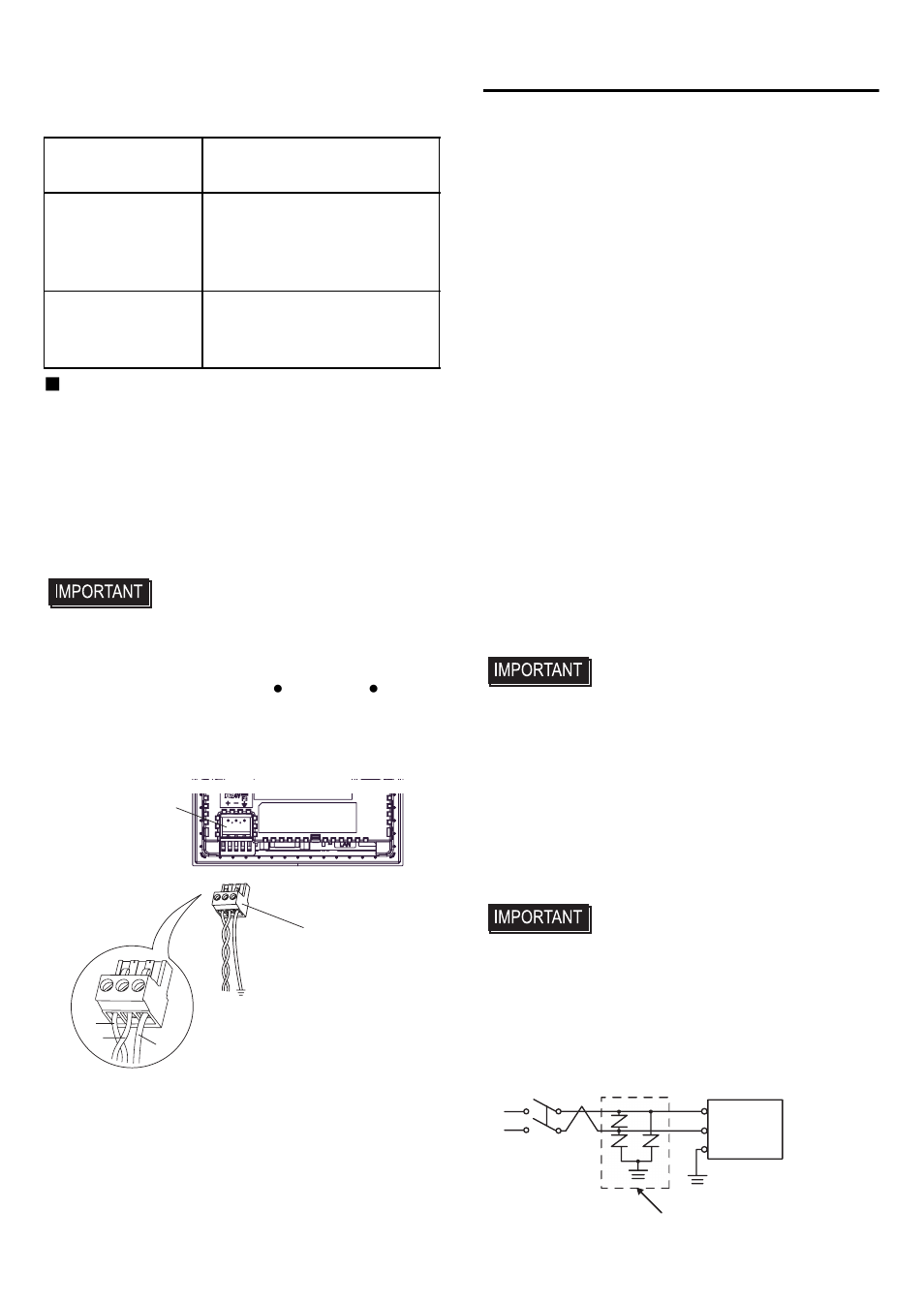 Power supply cautions | Proface AGP3300H - 5.7 Handheld HMIs" User Manual | Page 7 / 11