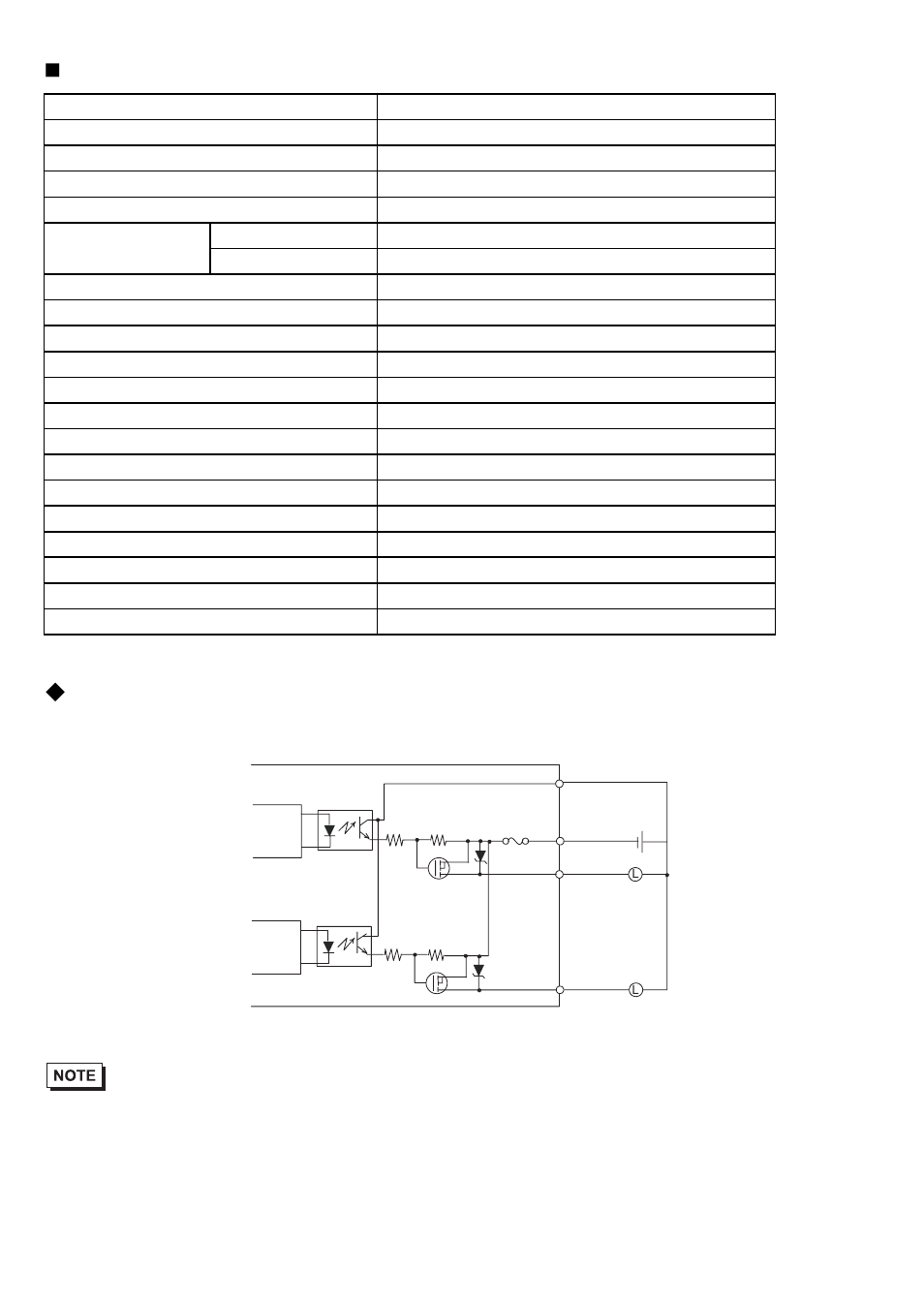 Output specifications (sink type) | Proface AGP3500 - 10.4 DIO HMI" User Manual | Page 3 / 8