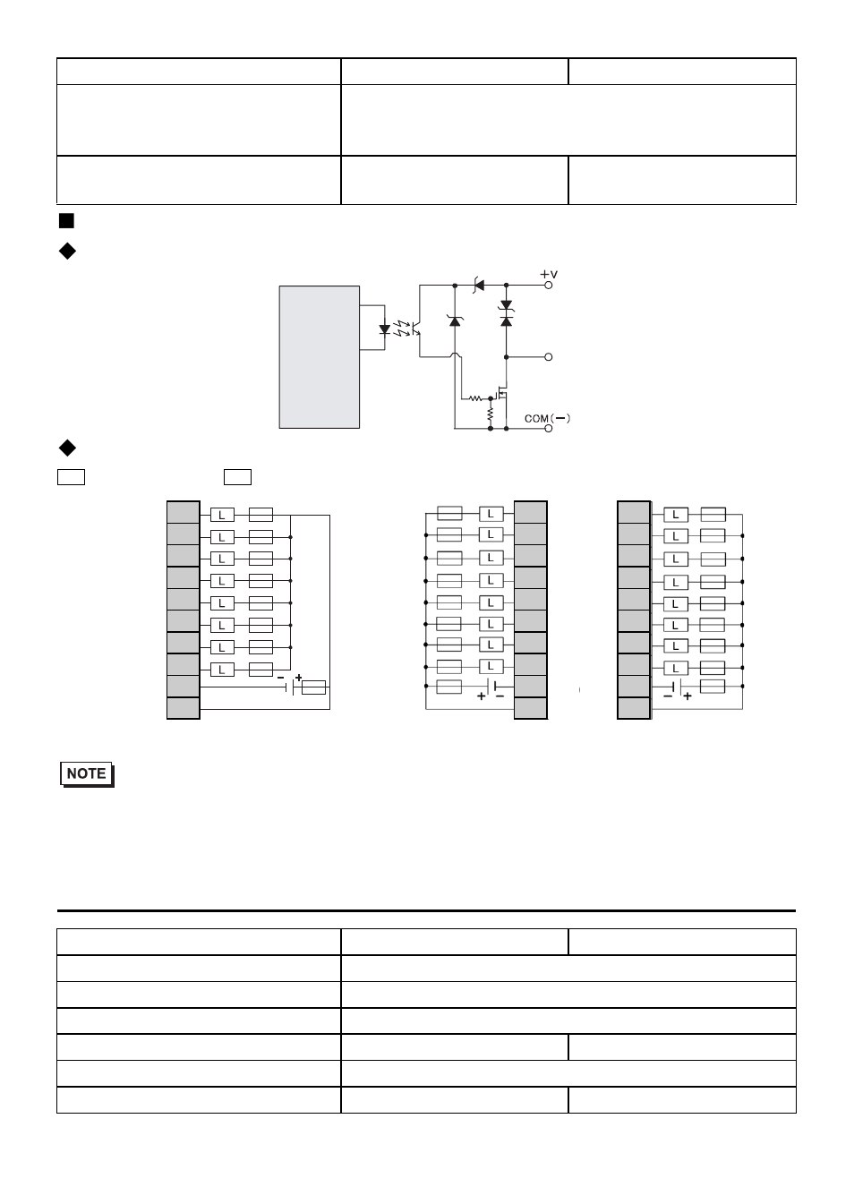 3 8-point/16-point source-output module, 3 8-point/16-point source-output, Module | Input circuit drawings  internal circuit  wiring | Proface AGP3500 - 10.4 DIO HMI" User Manual | Page 16 / 53