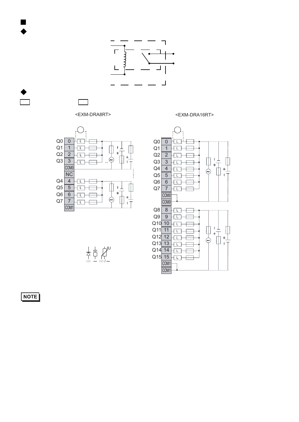 Input circuit drawings  internal circuit  wiring | Proface AGP3500 - 10.4 DIO HMI" User Manual | Page 19 / 53