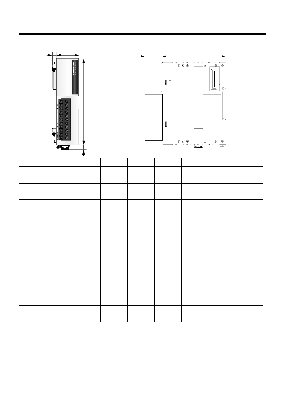 Dimensions | Proface AGP3500 - 10.4 DIO HMI" User Manual | Page 46 / 53