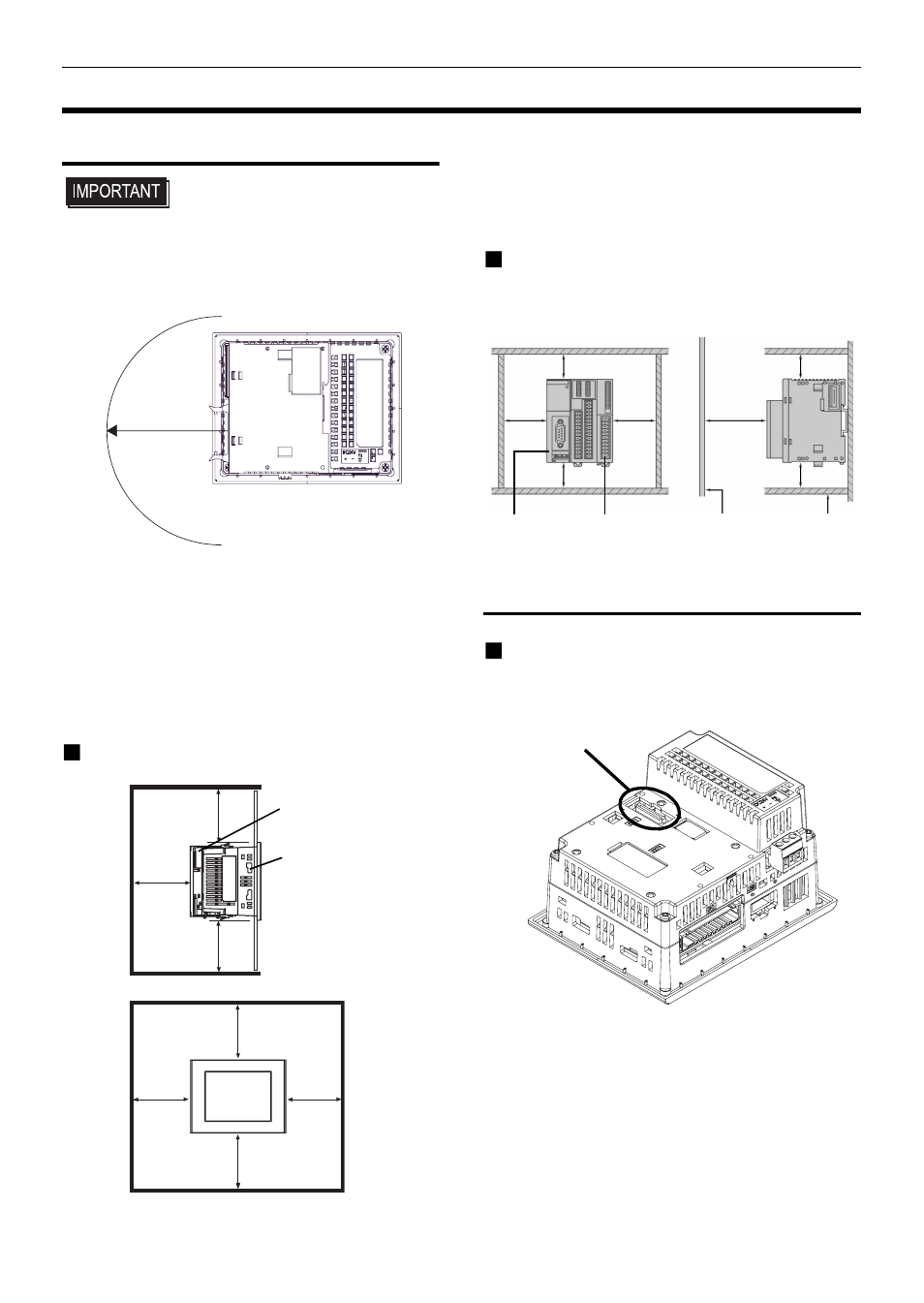 Installation, 1 installation requirements, 2 attachment/removal | Attachment at the rear side of the lt, Attachment / removal | Proface AGP3500 - 10.4 DIO HMI" User Manual | Page 47 / 53