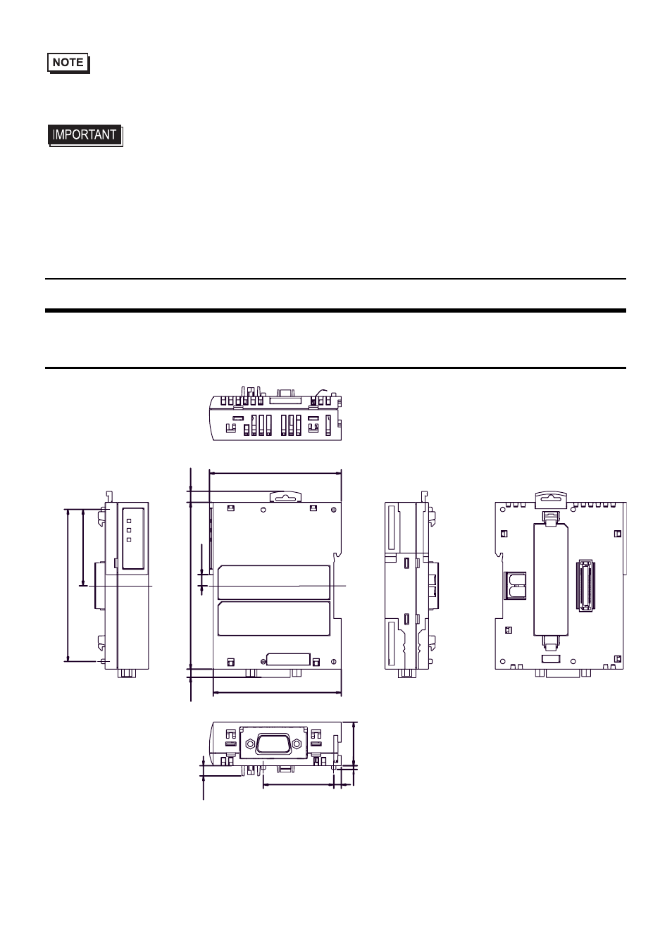 Dimensions, 1 dimensions | Proface AGP3500 - 10.4 DIO HMI" User Manual | Page 13 / 16