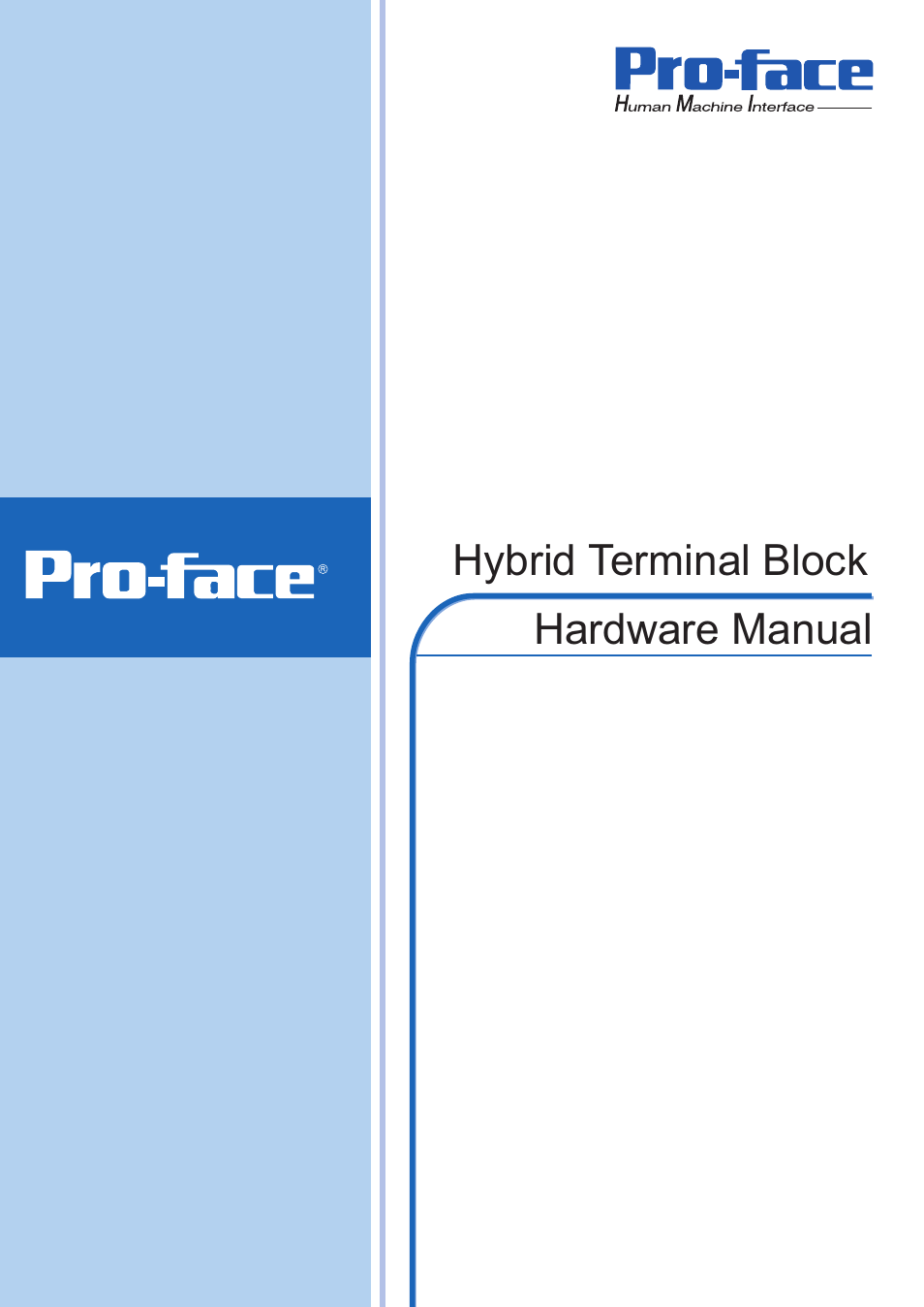 Proface AGP3500 - 10.4 DIO HMI" User Manual | 37 pages