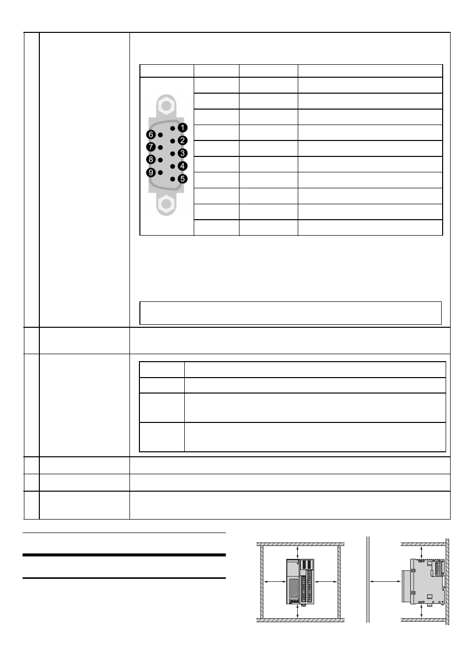 Installations, Installation requirements | Proface AGP3500 - 10.4 DIO HMI" User Manual | Page 3 / 8