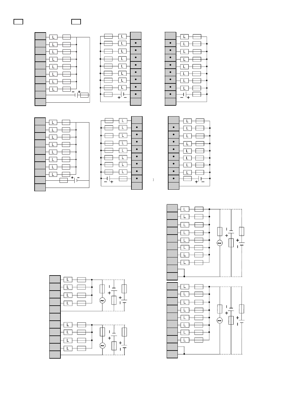 Indicates a fuse. indicates load | Proface AGP3500 - 10.4 DIO HMI" User Manual | Page 6 / 8