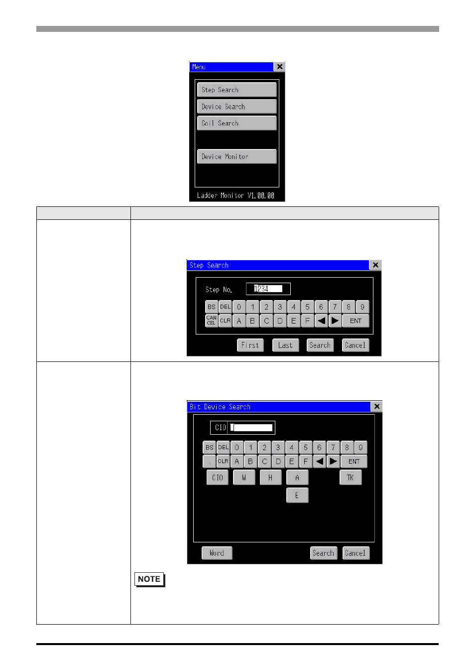 3 menu screen, Menu screen -8 | Proface AGP3500 - 10.4 DIO HMI" User Manual | Page 37 / 43