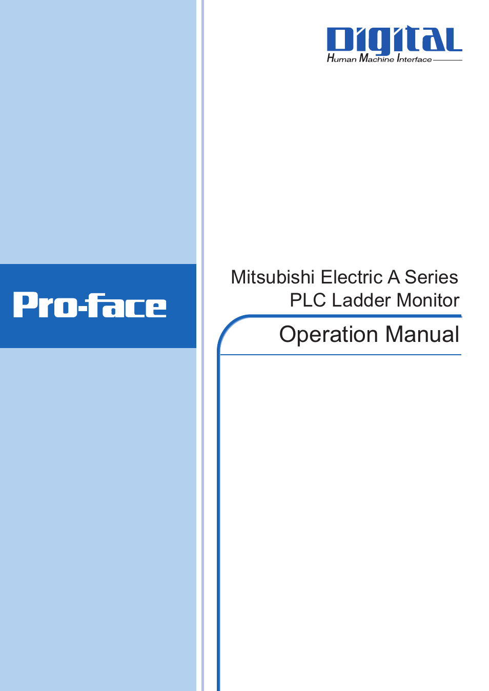 Proface AGP3500 - 10.4 DIO HMI" User Manual | 39 pages