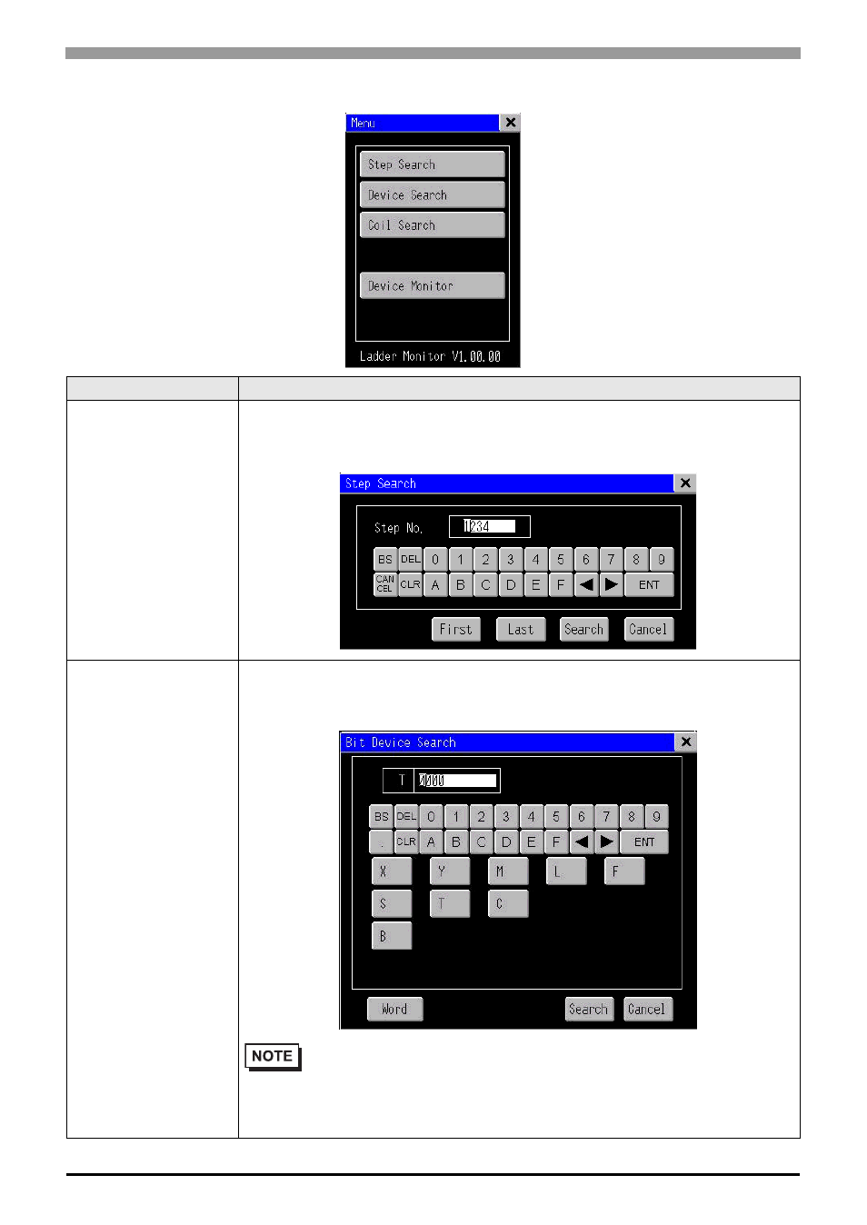 3 menu screen, Menu screen -8 | Proface AGP3500 - 10.4 DIO HMI" User Manual | Page 33 / 39