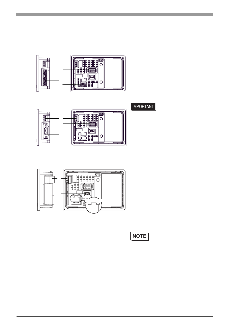 1 gp-4100 series, Chapter 2 part names and functions | Proface GP4100 - 3.4 Compact HMIs" User Manual | Page 27 / 69