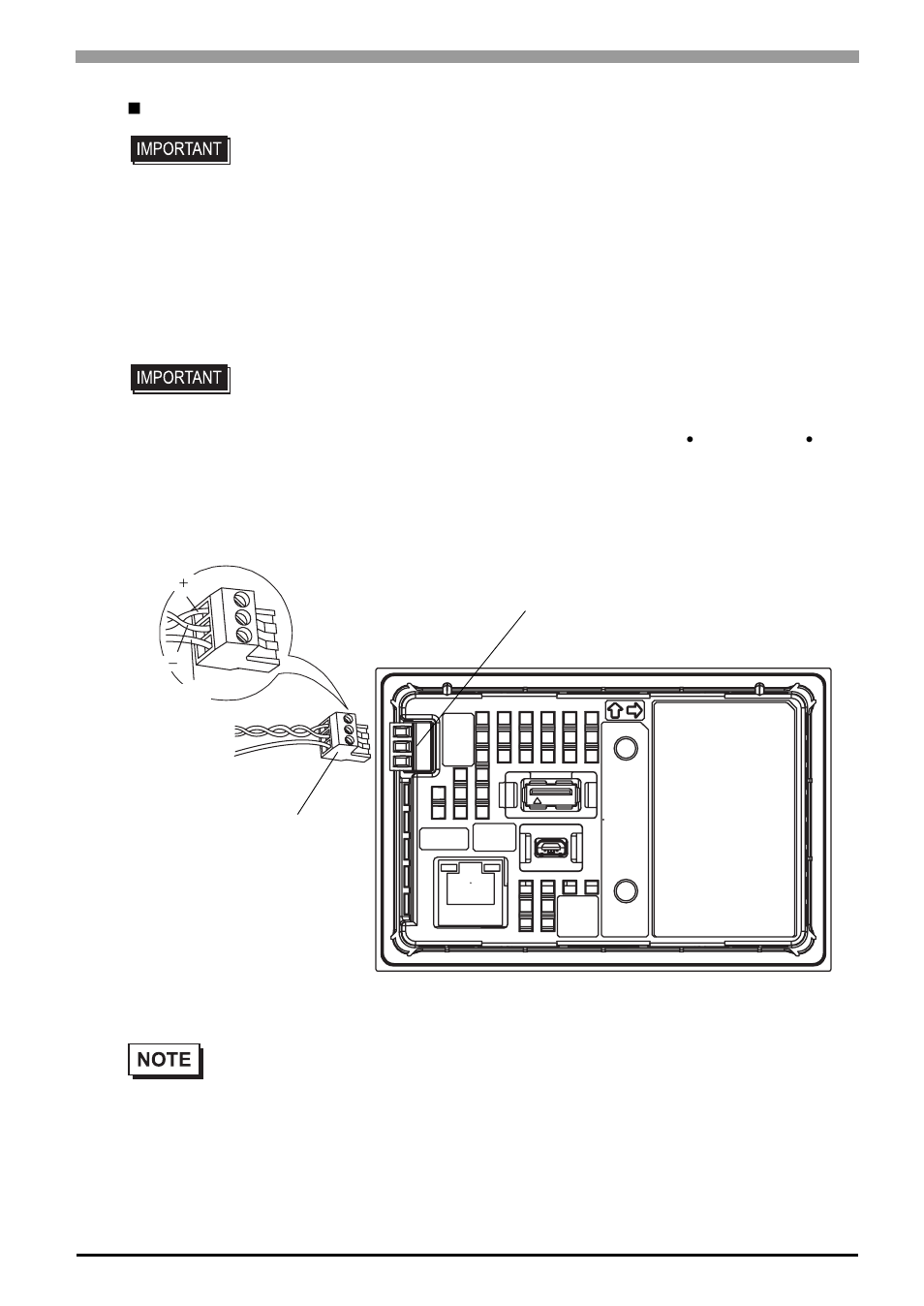 Connecting the power cord | Proface GP4100 - 3.4 Compact HMIs" User Manual | Page 56 / 69