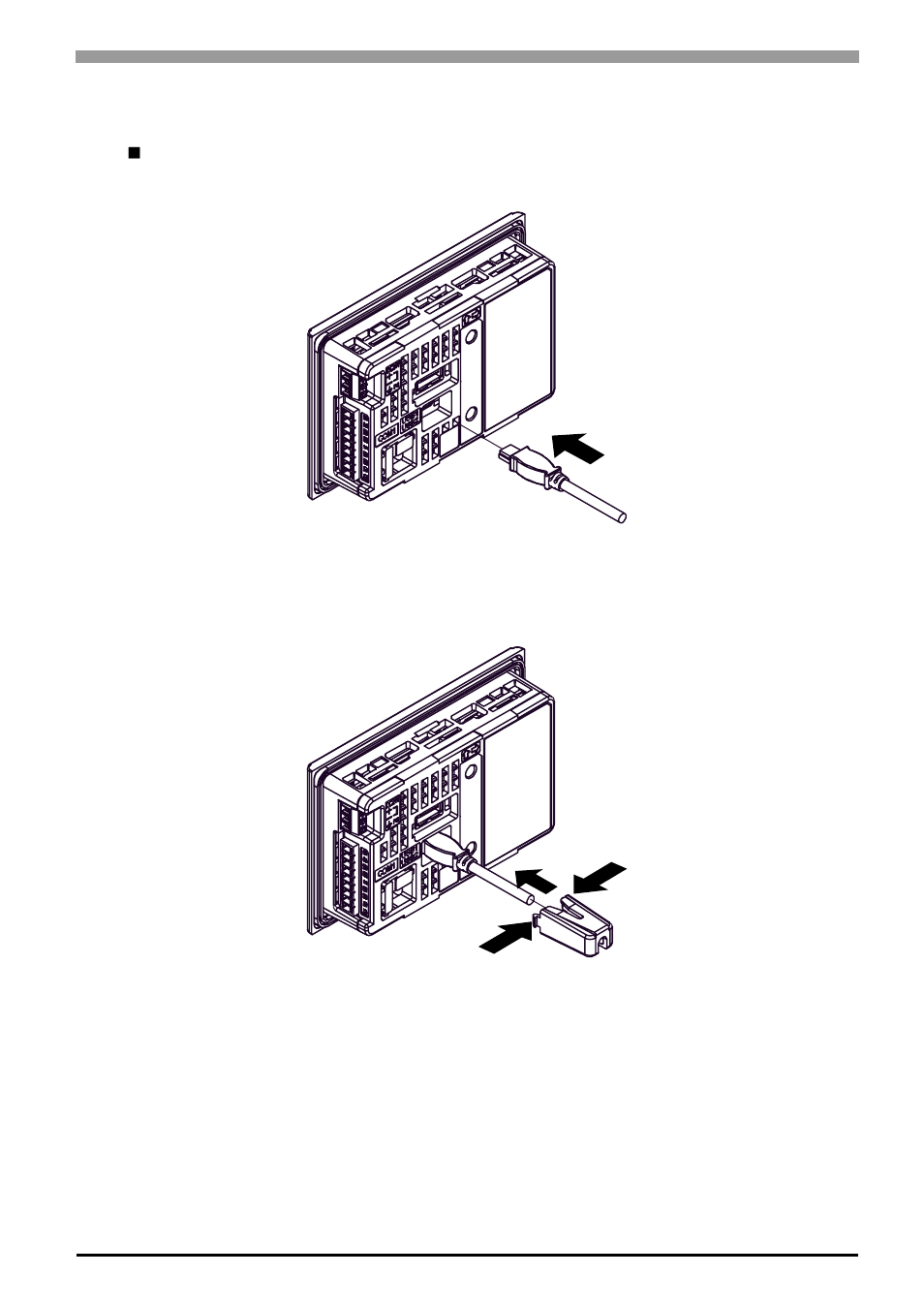 2 usb (mini-b) interface, 1 usb (type a) interface -15 | Proface GP4100 - 3.4 Compact HMIs" User Manual | Page 62 / 69